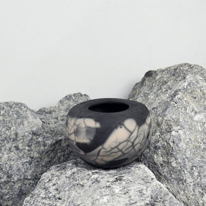 Nikko Ceramic Raku Pottery Vase - RAAQUU