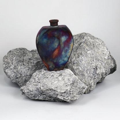 Nozomu Ceramic Raku Pottery Vase - RAAQUU