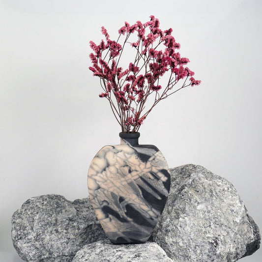 Nozomu Ceramic Raku Pottery Vase - RAAQUU