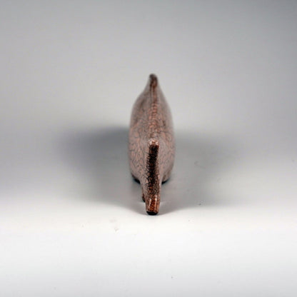 Sakana Raku Ceramic Fish Figurine Mini Sculpture Unique Handmade ceramic pottery raku vases, urns, and home decor, sculptures, wall decor, gifts by Adil Ghani