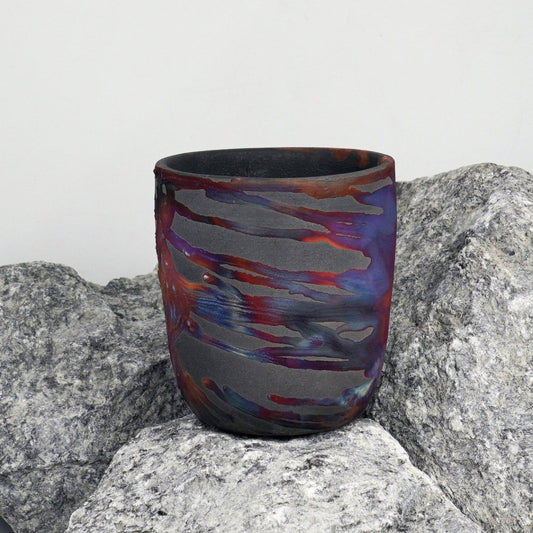 Shinsen Ceramic Raku Pottery Vase - RAAQUU