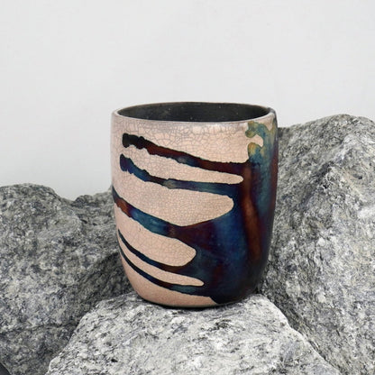 Shinsen Ceramic Raku Pottery Vase - RAAQUU