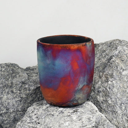 Shinsen Ceramic Raku Pottery Vase - RAAQUU