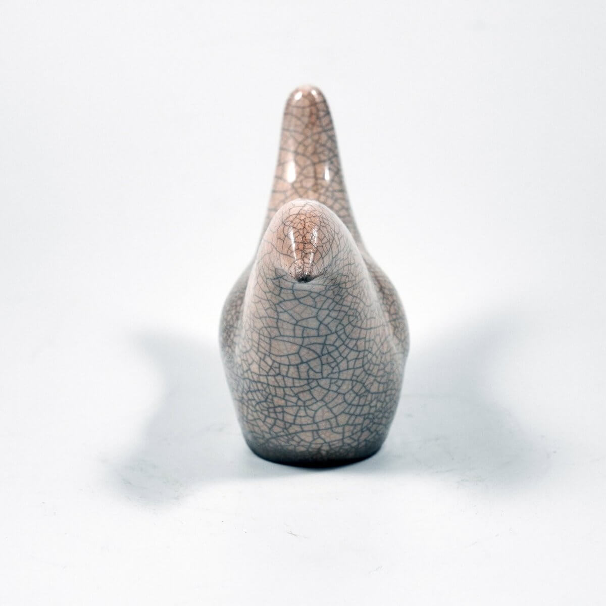 Tori Raku Ceramic Bird Figurine Mini Sculpture Unique Handmade ceramic pottery raku vases, urns, and home decor, sculptures, wall decor, gifts by Adil Ghani