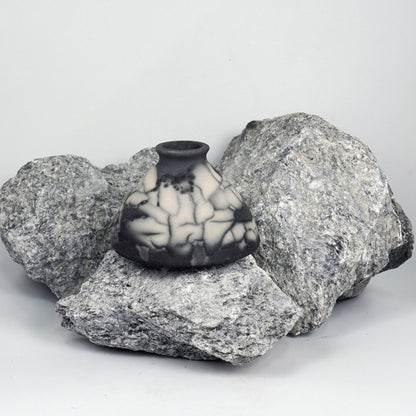 Yama Ceramic Raku Pottery Vase - RAAQUU