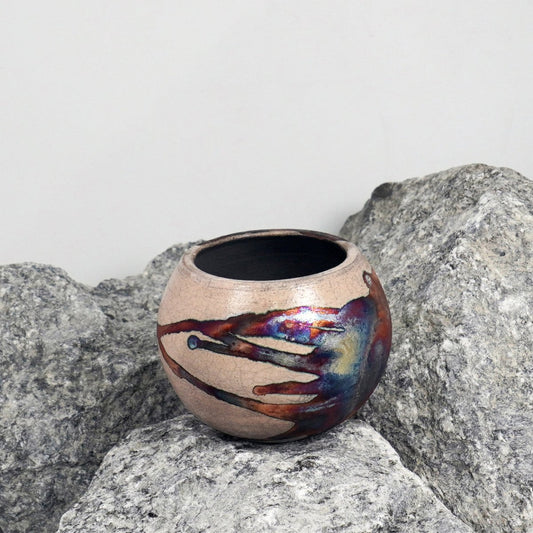 Zen Ceramic Raku Pottery Vase - RAAQUU