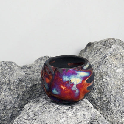 Zen Ceramic Raku Pottery Vase - RAAQUU