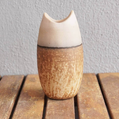 Raku pottery vase ceramic home decor 2 Pack Koi Ceramic Raku Vase - RAAQUU Basics handmade pottery home decor