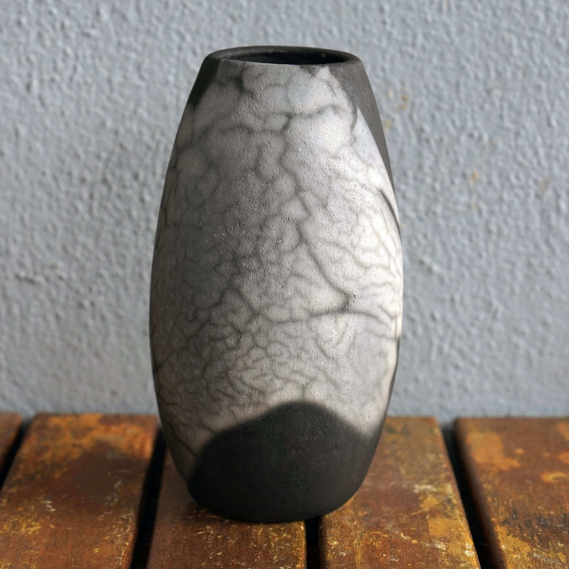 Raku pottery vase ceramic home decor Tsuri Ceramic Raku Vase - RAAQUU Basics handmade pottery home decor