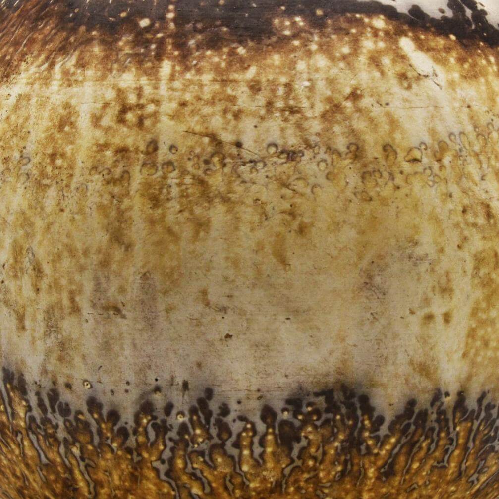 Akari Raku Refillable Set of 3 Small Scented Soy Wax Candles Unique Handmade ceramic pottery raku vases, urns, and home decor, sculptures, wall decor, gifts by Adil Ghani