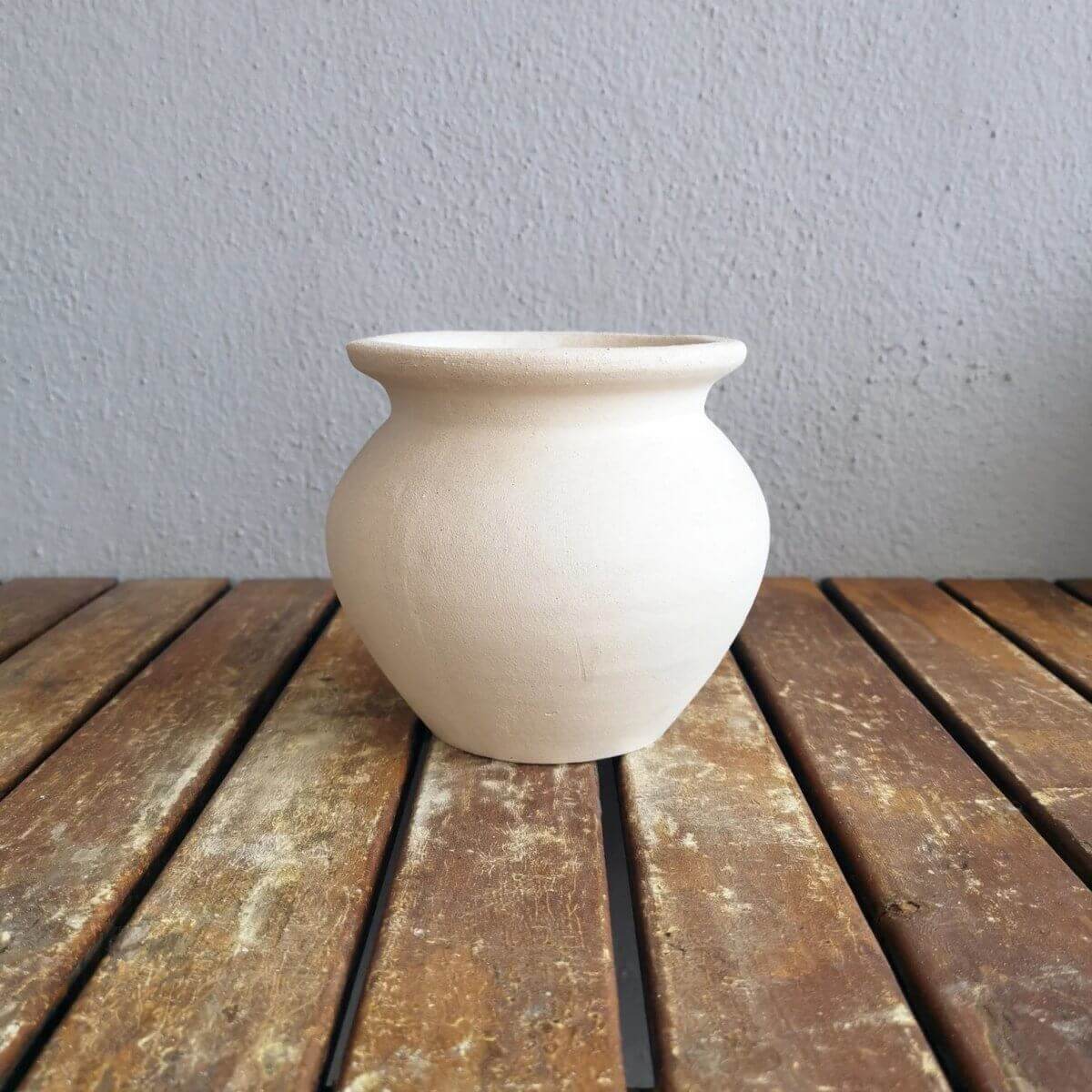 HOFU unglazed bisque vase Unique Handmade ceramic pottery raku vases, urns, and home decor, sculptures, wall decor, gifts by Adil Ghani