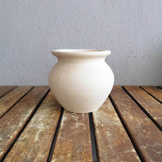 HOFU unglazed bisque vase Unique Handmade ceramic pottery raku vases, urns, and home decor, sculptures, wall decor, gifts by Adil Ghani