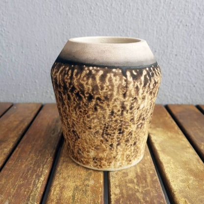 Hoseki Ceramic Raku Pottery Vase Unique Handmade ceramic pottery raku vases, urns, and home decor, sculptures, wall decor, gifts by Adil Ghani