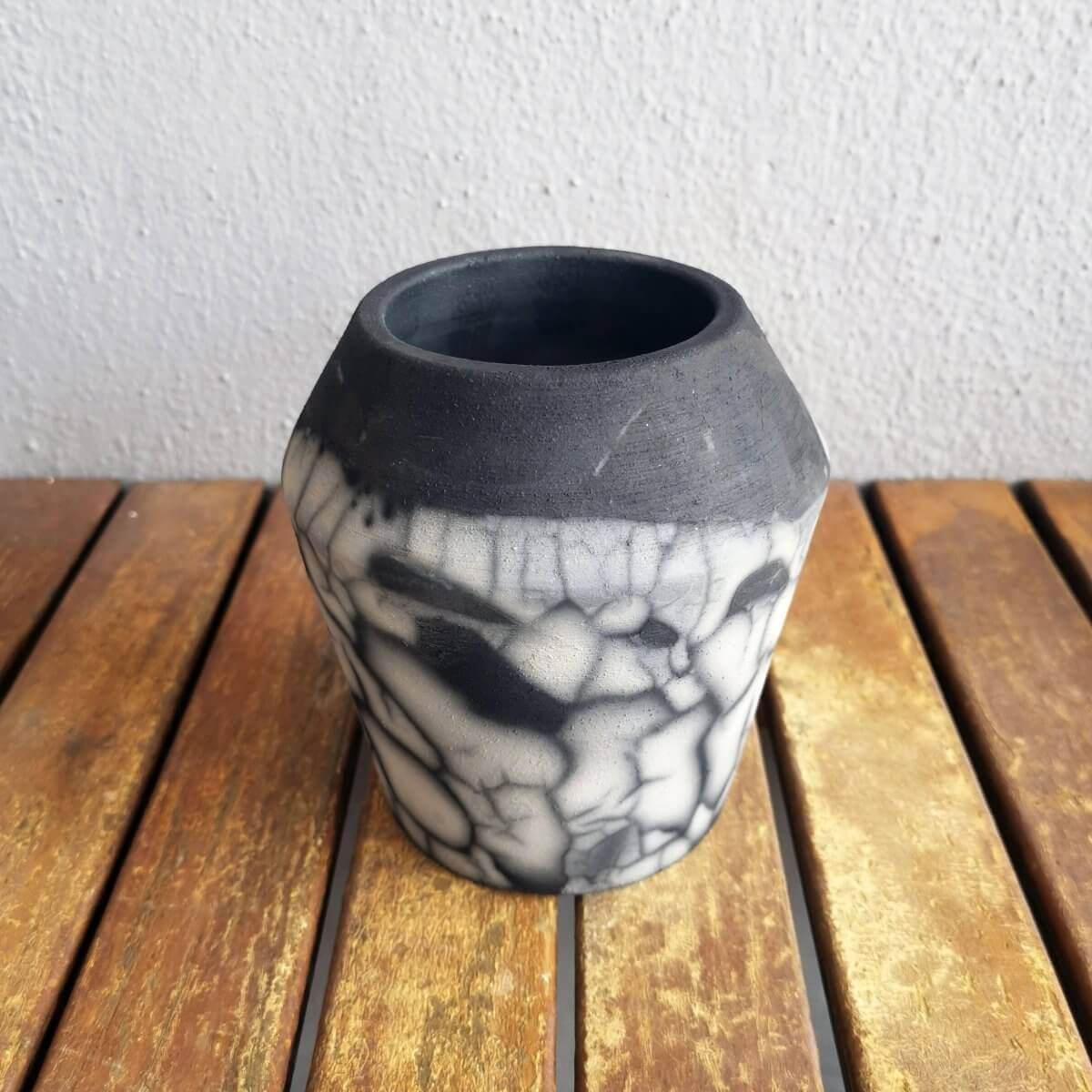 Hoseki Ceramic Raku Pottery Vase Unique Handmade ceramic pottery raku vases, urns, and home decor, sculptures, wall decor, gifts by Adil Ghani
