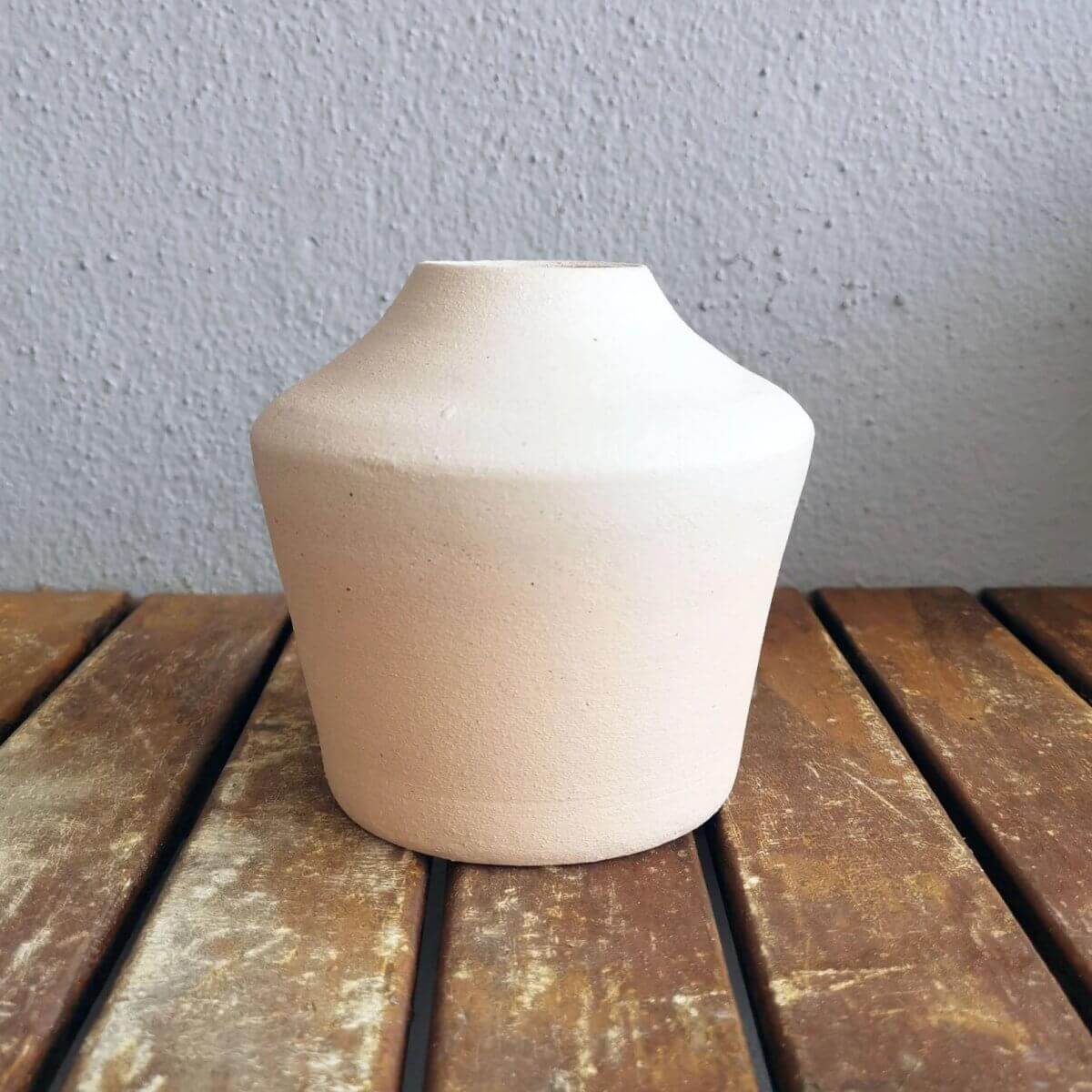 INAKA unglazed bisque vase Unique Handmade ceramic pottery raku vases, urns, and home decor, sculptures, wall decor, gifts by Adil Ghani
