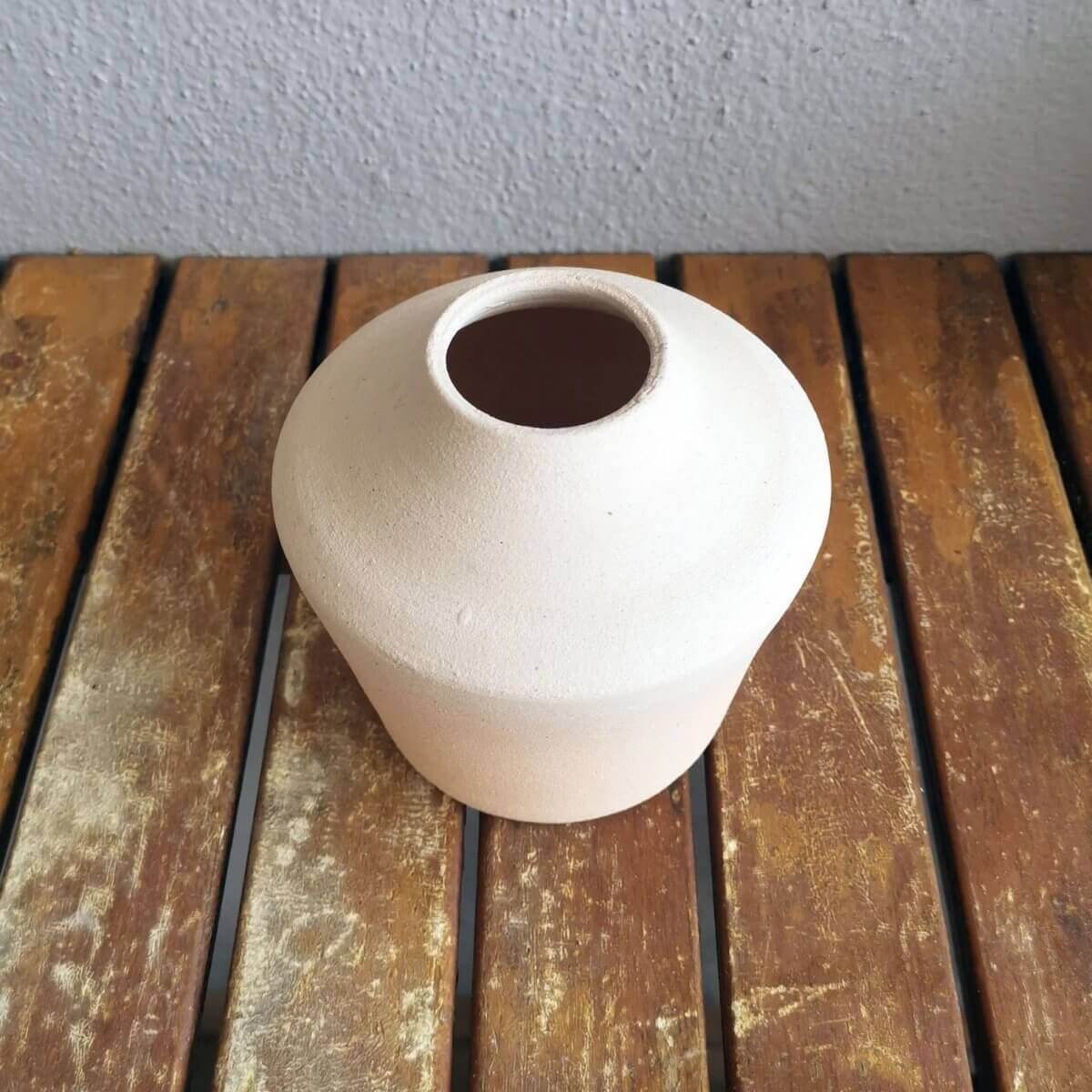 INAKA unglazed bisque vase Unique Handmade ceramic pottery raku vases, urns, and home decor, sculptures, wall decor, gifts by Adil Ghani