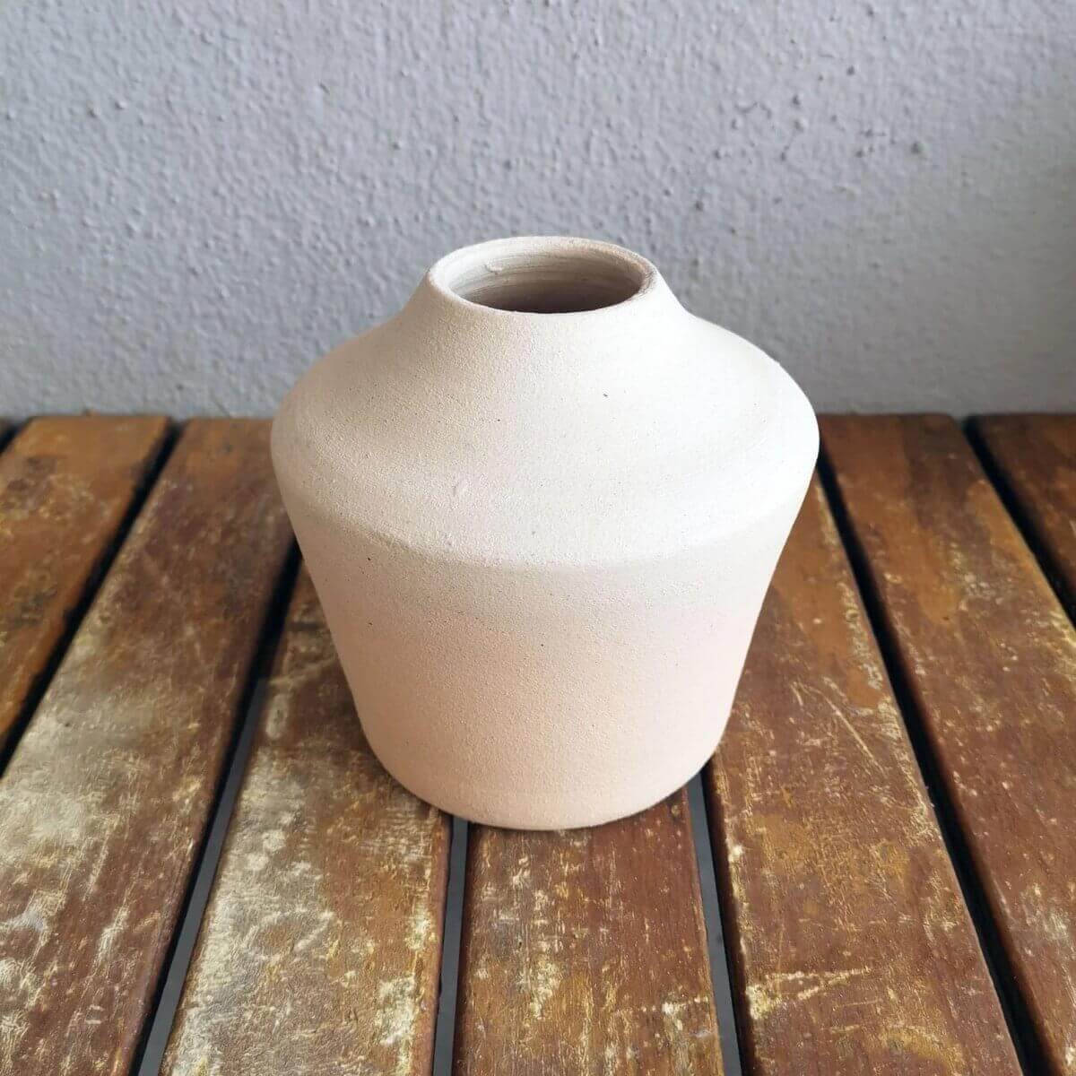 INAKA unglazed bisque vase Unique Handmade ceramic pottery raku vases, urns, and home decor, sculptures, wall decor, gifts by Adil Ghani