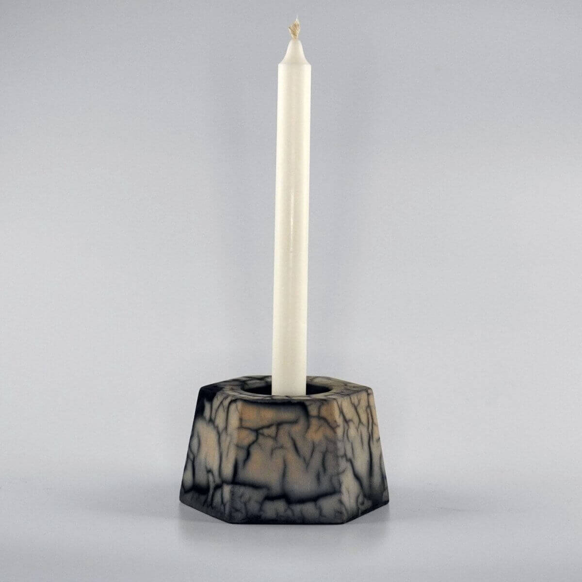 Keihatsu tealight, candle and incense ceramic holder Unique Handmade ceramic pottery raku vases, urns, and home decor, sculptures, wall decor, gifts by Adil Ghani