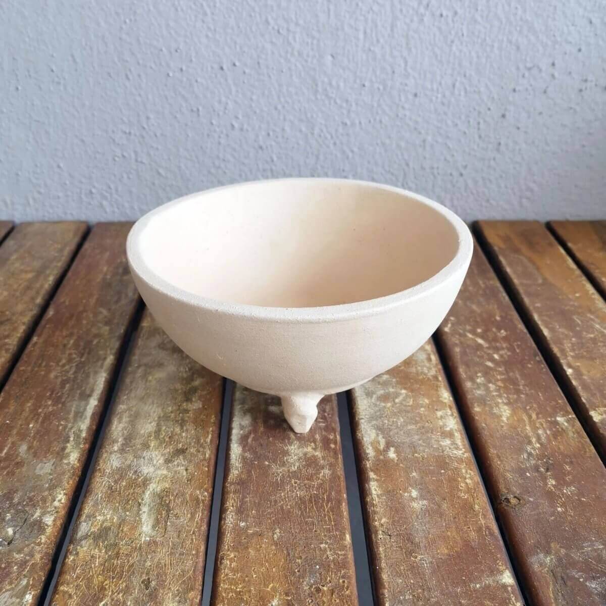 MIZU unglazed bisque bowl Unique Handmade ceramic pottery raku vases, urns, and home decor, sculptures, wall decor, gifts by Adil Ghani