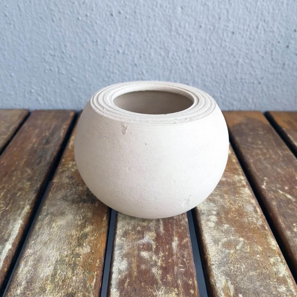 NIKKO unglazed bisque vase Unique Handmade ceramic pottery raku vases, urns, and home decor, sculptures, wall decor, gifts by Adil Ghani