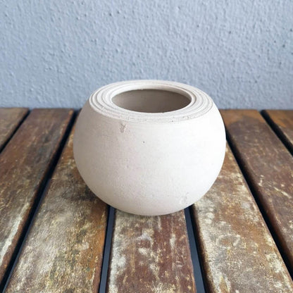 NIKKO unglazed bisque vase Unique Handmade ceramic pottery raku vases, urns, and home decor, sculptures, wall decor, gifts by Adil Ghani