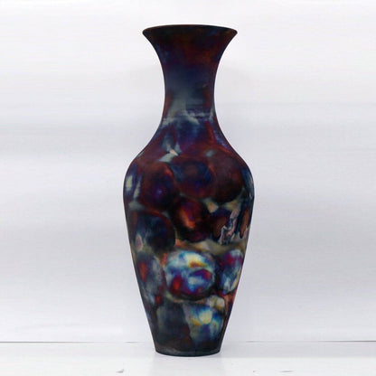 RAAQUU 37.5" Grand Floor Vase 705 Raku Ceramic Pottery - RAAQUU