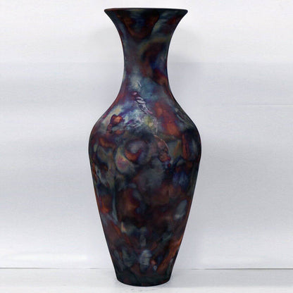 RAAQUU 37.5" Grand Floor Vase PREORDER Raku Ceramic Pottery - RAAQUU