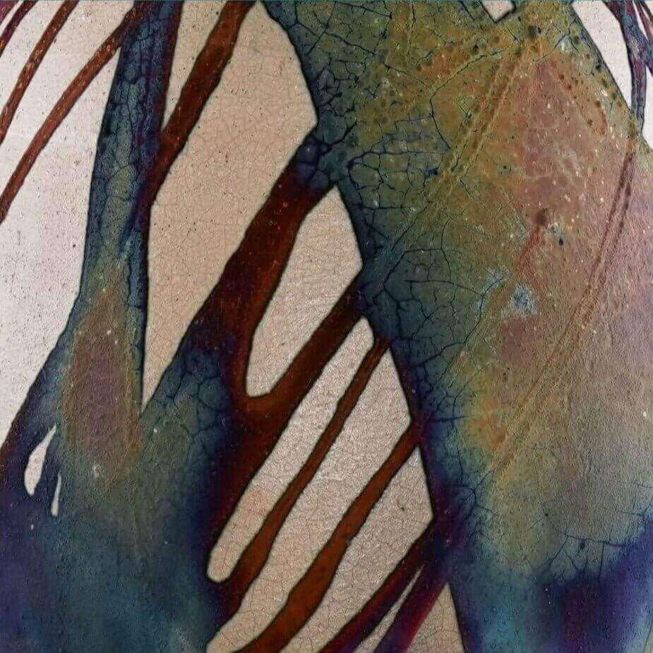 RAAQUU 37.5" Grand Floor Vase PREORDER Raku Ceramic Pottery - RAAQUU