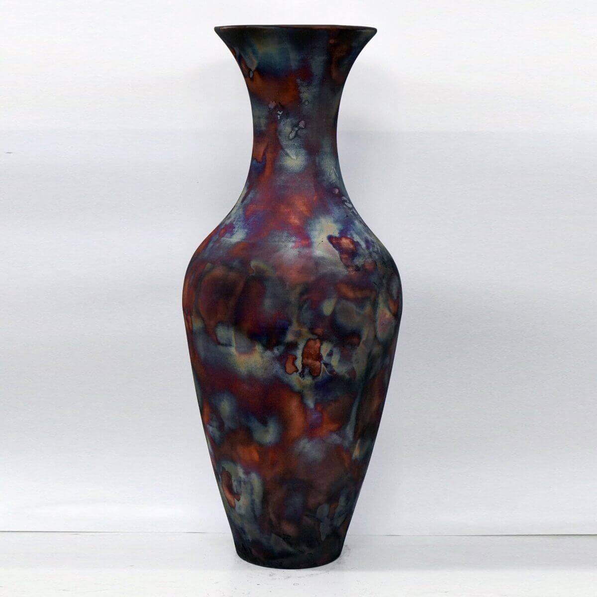 RAAQUU 37.5" Grand Floor Vase PREORDER Raku Ceramic Pottery - RAAQUU