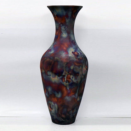 RAAQUU 37.5" Grand Floor Vase PREORDER Raku Ceramic Pottery - RAAQUU