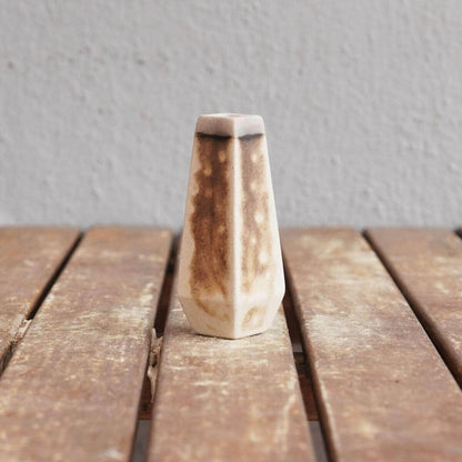 RAAQUU Hana Mini Ceramic Vase 3.5" Raku Fired Pottery Gift Unique Handmade ceramic pottery raku vases, urns, and home decor, sculptures, wall decor, gifts by Adil Ghani