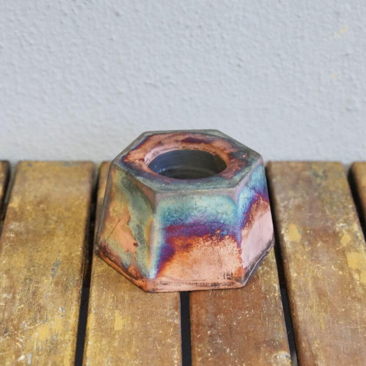 RAAQUU Raku Pottery Starter Kit for Raku fired Ceramics - Comes with glaze mix and 3 units of Keihatsu bisqueware Unique Handmade ceramic pottery raku vases, urns, and home decor, sculptures, wall decor, gifts by Adil Ghani