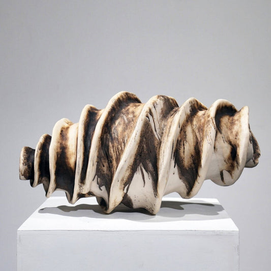 Thoughts - life magnified collection raku ceramic pottery sculpture by Adil Ghani Unique Handmade ceramic pottery raku vases, urns, and home decor, sculptures, wall decor, gifts by Adil Ghani