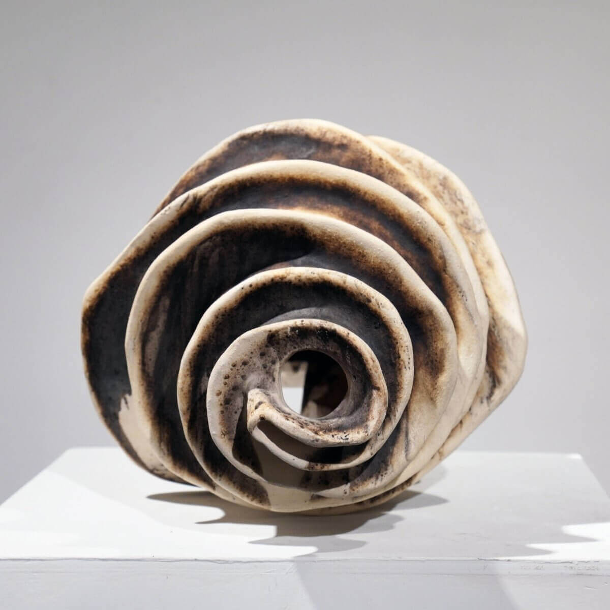Thoughts - life magnified collection raku ceramic pottery sculpture by Adil Ghani Unique Handmade ceramic pottery raku vases, urns, and home decor, sculptures, wall decor, gifts by Adil Ghani