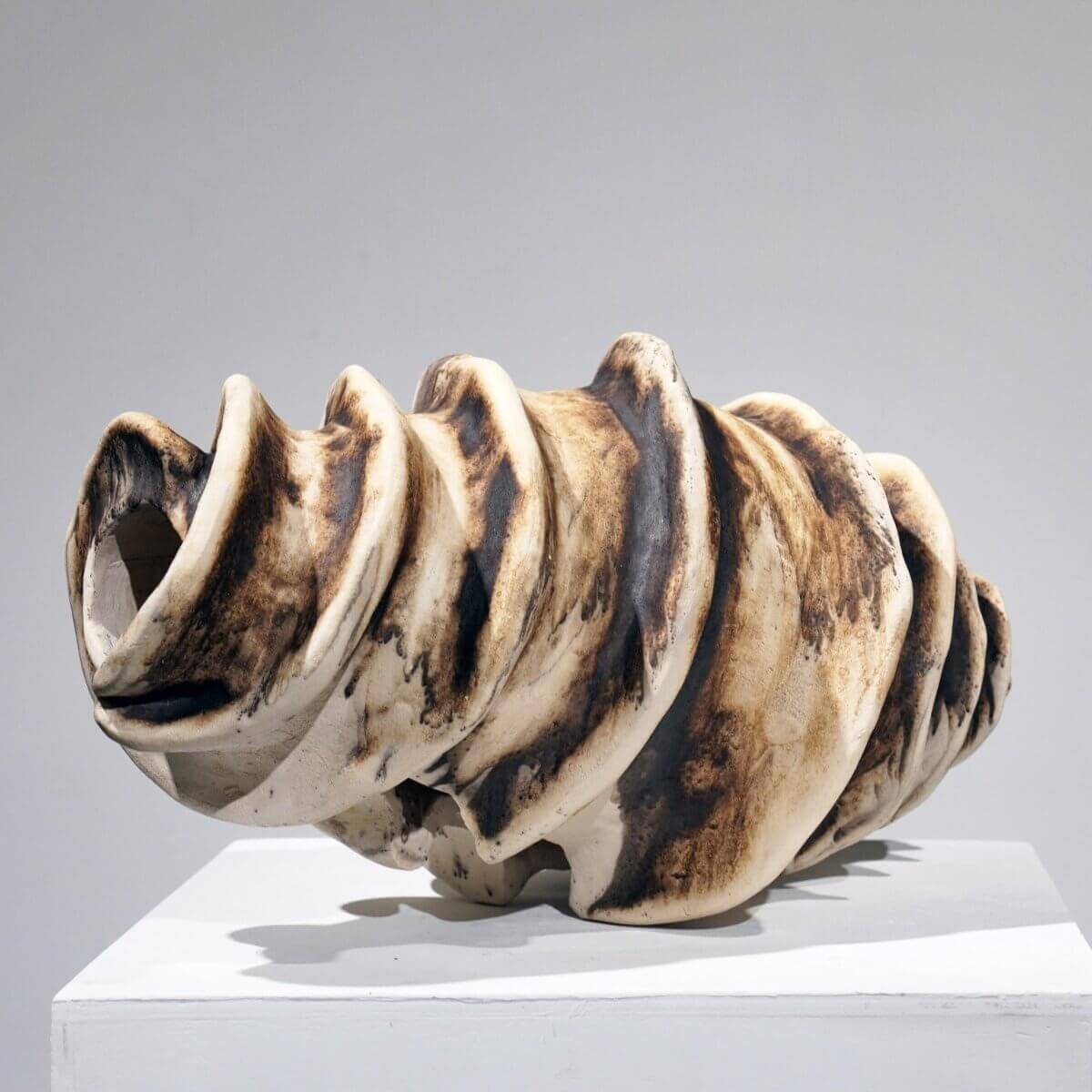 Thoughts - life magnified collection raku ceramic pottery sculpture by Adil Ghani Unique Handmade ceramic pottery raku vases, urns, and home decor, sculptures, wall decor, gifts by Adil Ghani