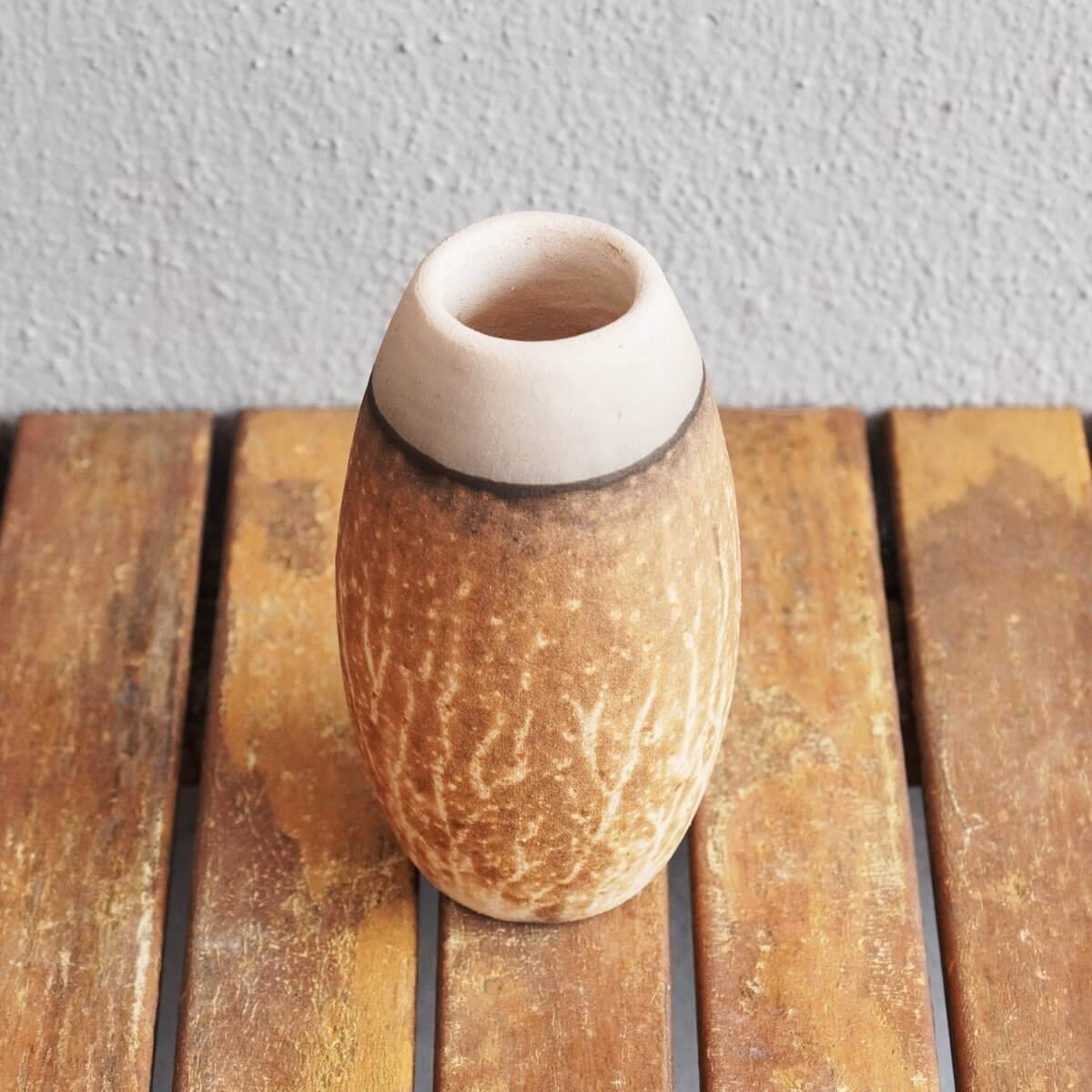 Tsuri Ceramic Raku Pottery Vase Unique Handmade ceramic pottery raku vases, urns, and home decor, sculptures, wall decor, gifts by Adil Ghani