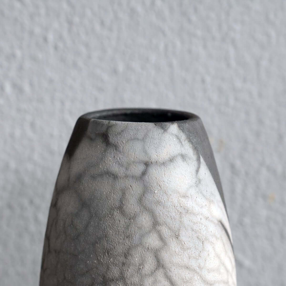 Raku pottery vase ceramic home decor