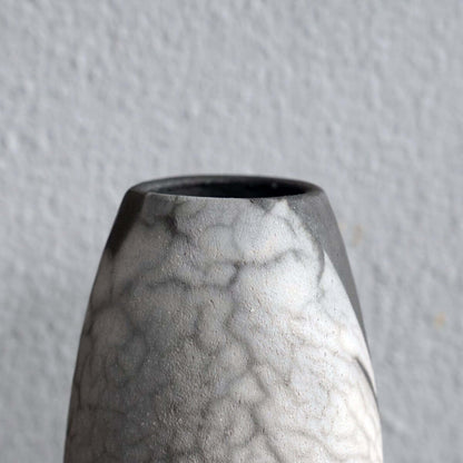Raku pottery vase ceramic home decor