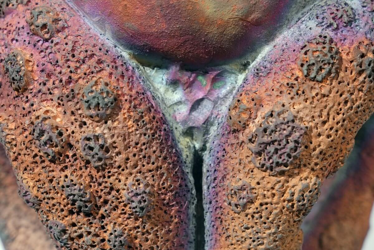 Youth - life magnified collection raku ceramic pottery sculpture by Adil Ghani Unique Handmade ceramic pottery raku vases, urns, and home decor, sculptures, wall decor, gifts by Adil Ghani