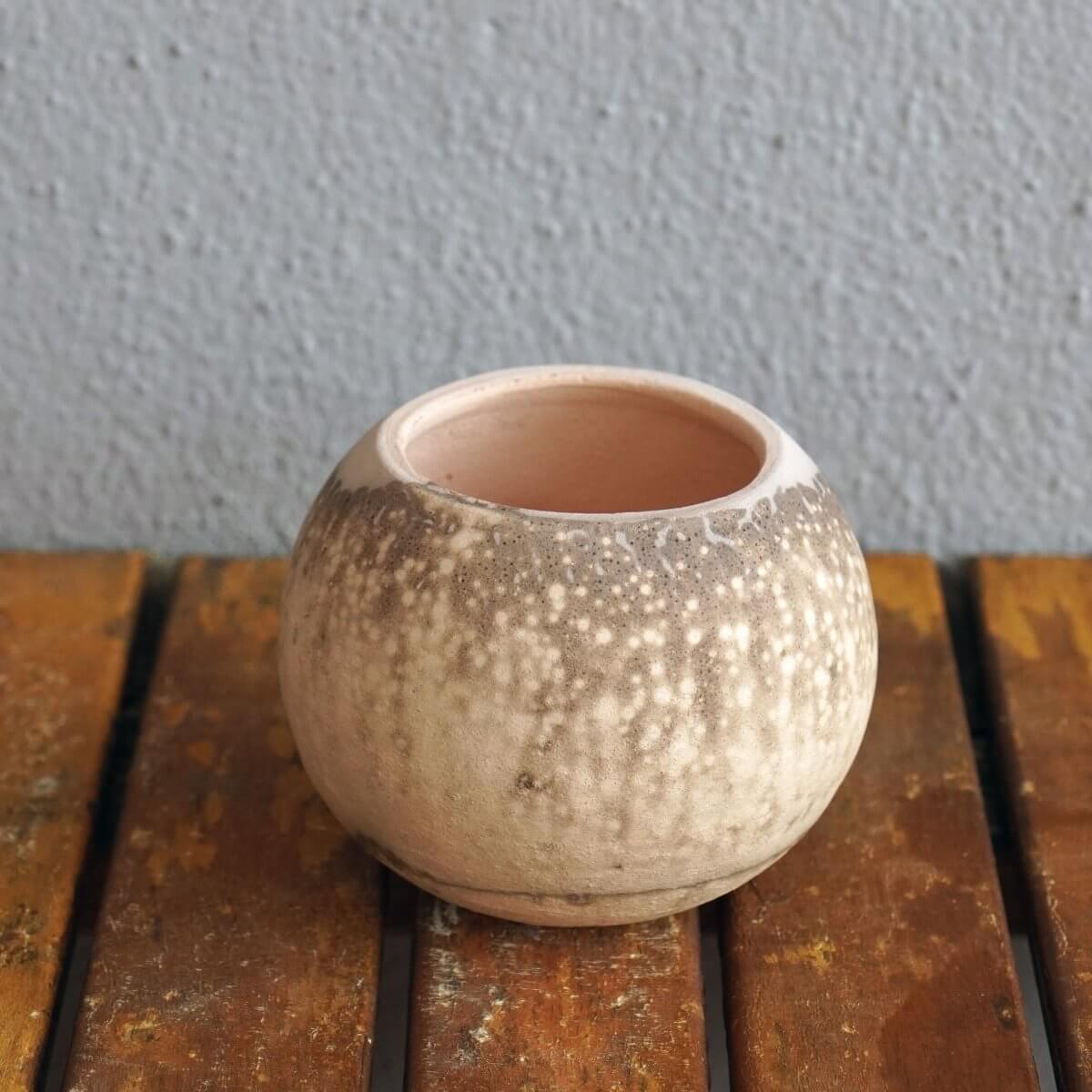 Raku pottery vase ceramic home decor